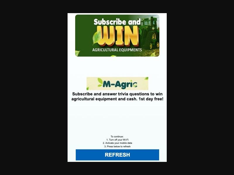34998 - NG - [MOB] - Win M-Agric - Airtel - 2 Click