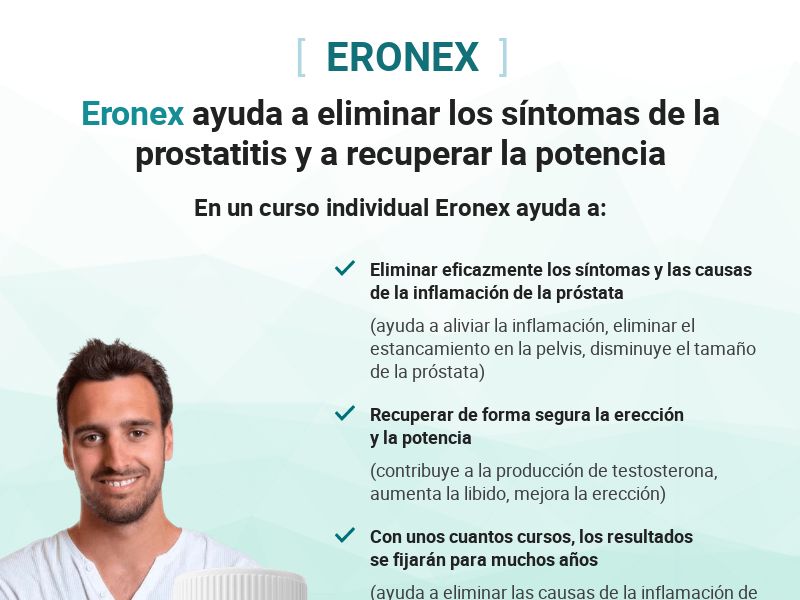 ERONEX 590 MXN - remedy for the treatment of prostatitis HOLD