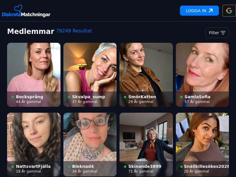 diskretamatchningar.com SE CPL [DOI] MOB