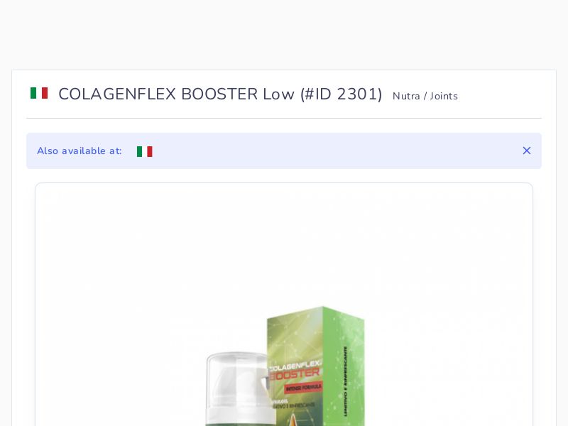 COLAGENFLEX BOOSTER Low