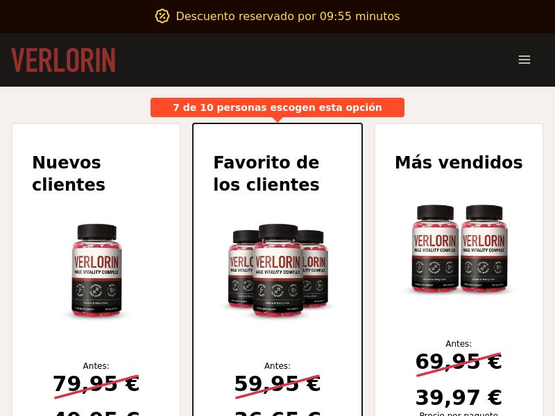 Verlorin ME Gummies SS - ES