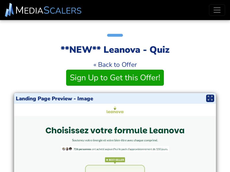 Leanova - Quiz {+DTC, Quiz} [FR, CH, BE, LU, US, GB]