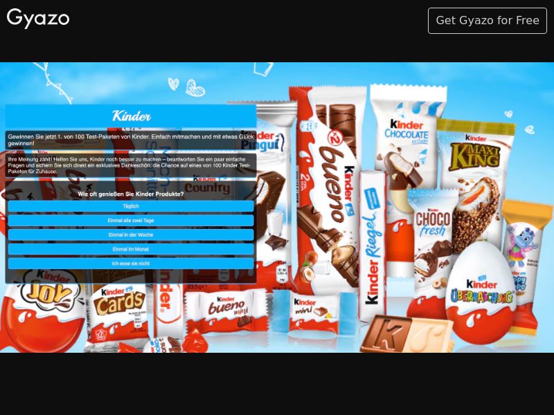 Kinder Testpaket preland (DE)