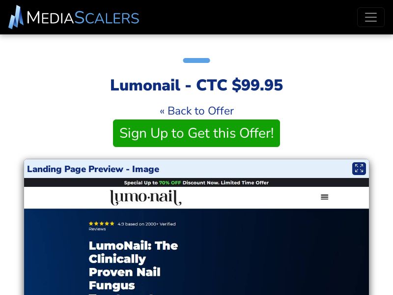 Lumonail - CTC $99.95 {+#N/A} (Event Tracking) [US]