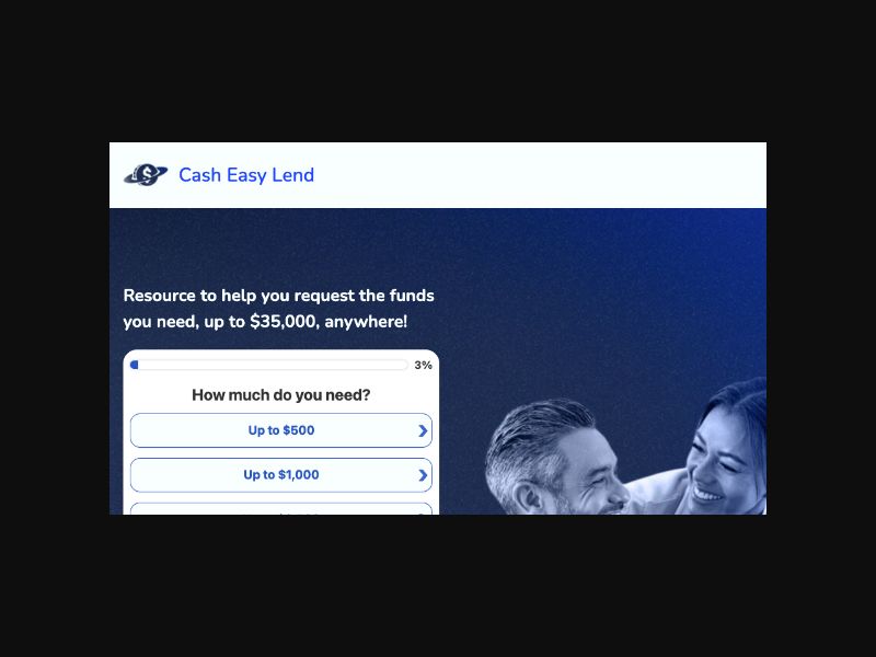Cash Easy Lend - Loans up to $5k - RevShare (US)