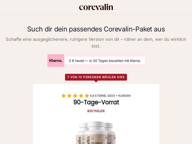 ! NEW OFFER - Corevalin - DTC Page [Multi-GEO] (Banner,Native,Social,Search,SEO,Brand Bidding) - CPA