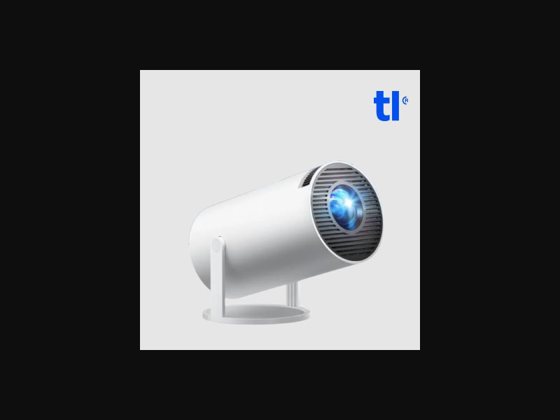 Portable 4K LED Projector (free delivery) - White Hat - CPA - COD - White Hat