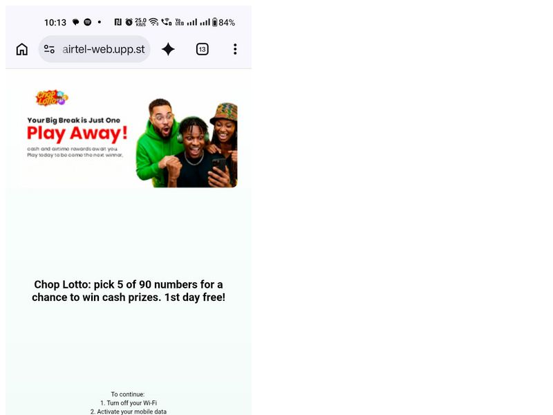 ChoplottoMax Airtel