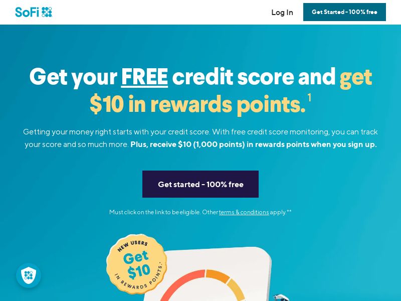 SoFi - Credit Insights - Credit Score - CPL | US V2