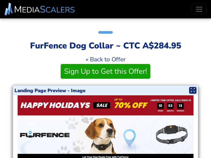 FurFence Dog Collar ~ CTC A$284.95 {+DTC, Alt-Landers} (Event Tracking) [AU]
