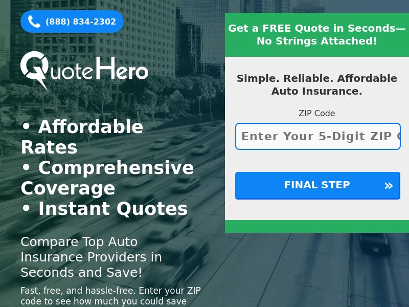 The Quote Hero - Auto - CPL | US