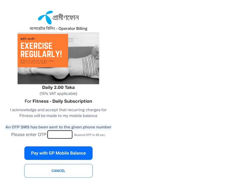 Daily Fitness Grameenphone