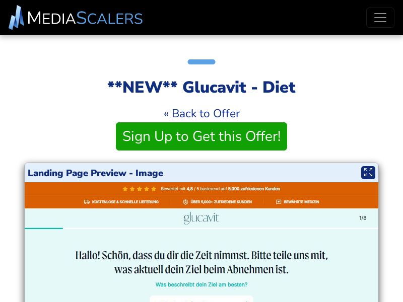 Glucavit - Diet {+Quiz, DTC} [DE, AT, CH]