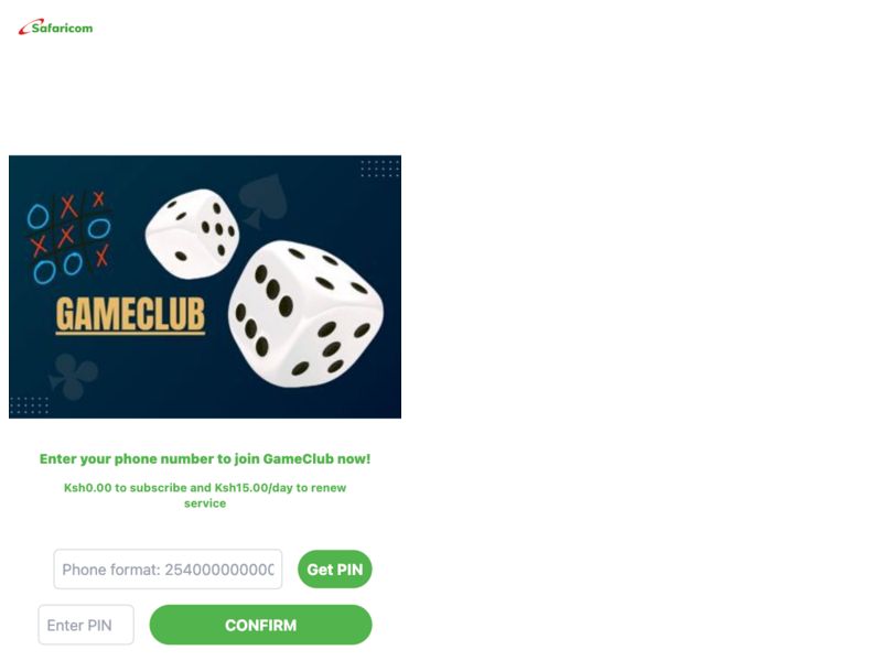Game Club Mfilter Safaricom