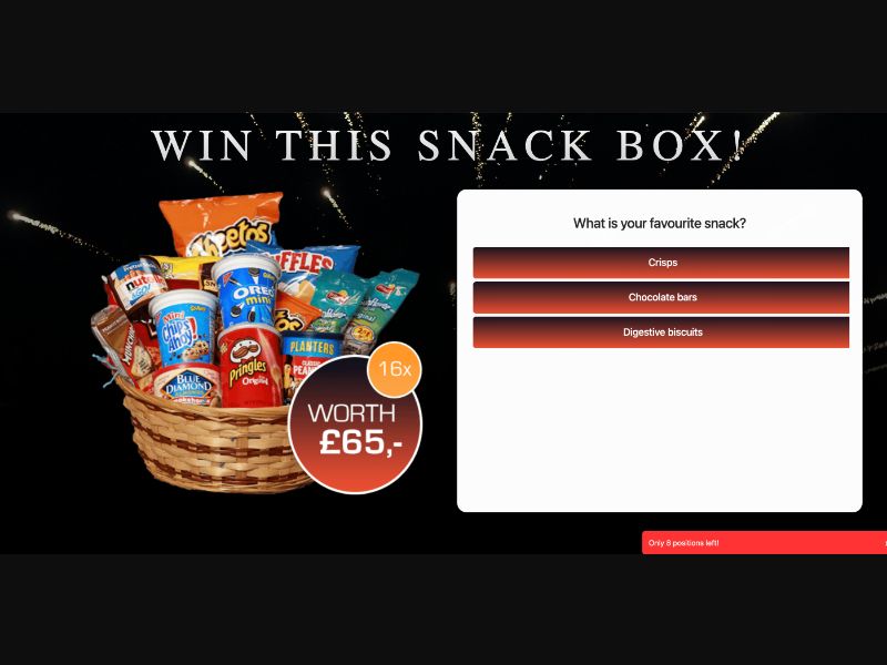 UK - Quiztionnaire - Snackbox Giftcard £65 - (CPL)