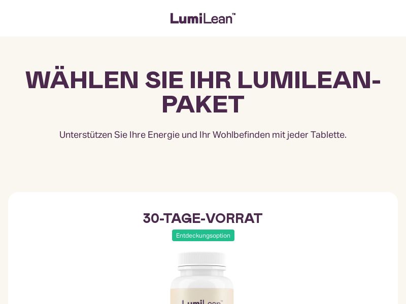 ! NEW OFFER - LumiLean Diet [DE,AT,CH] (Social,Banner,Native,Push,SEO,Search,Brand Bidding) - CPA