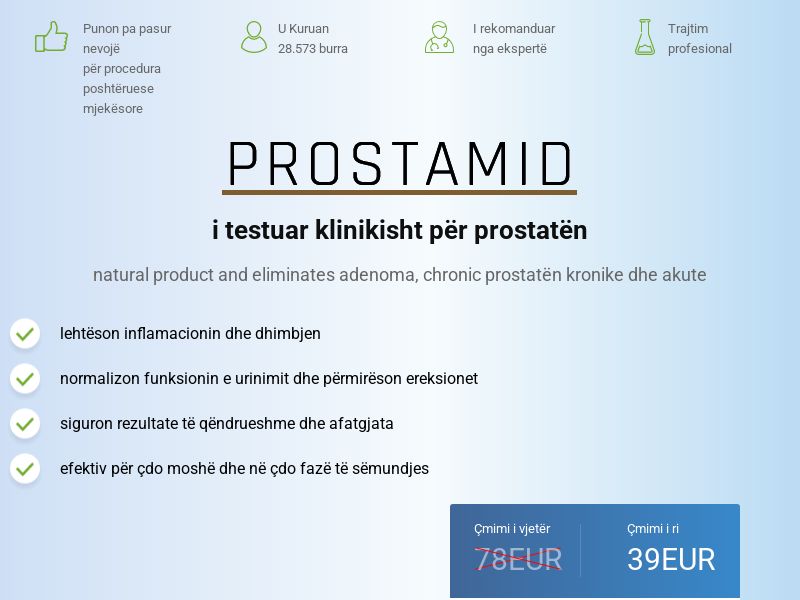Prostamid XK (prostatitis)