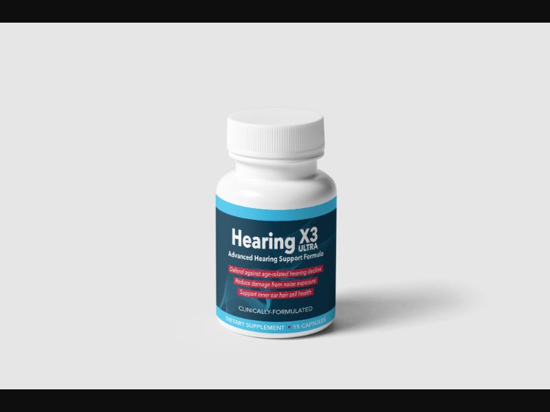 Hearing X3 - capsules to improve hearing