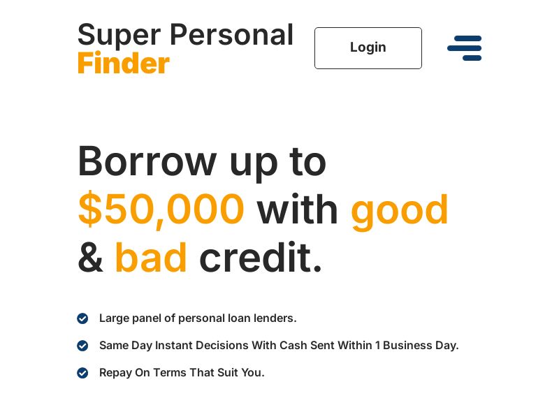 Super Personal Finder Revshare [US]