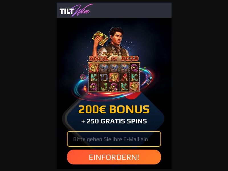 33285 - DE - [WEB+MOB] - TiltWin Get FREE Spins - CPL SOI