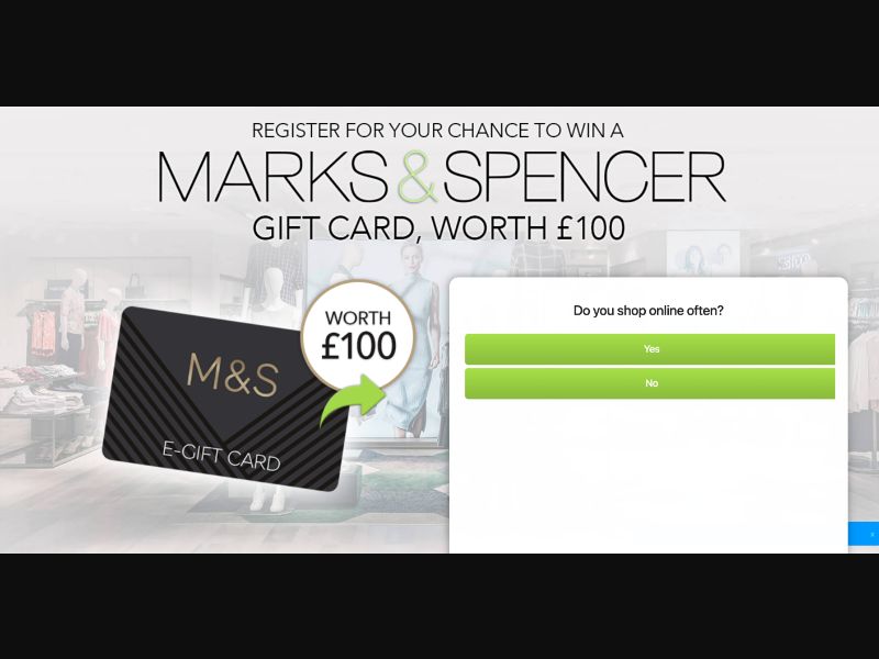 UK - Quiztionnaire - Marks and Spencer - (CPL)