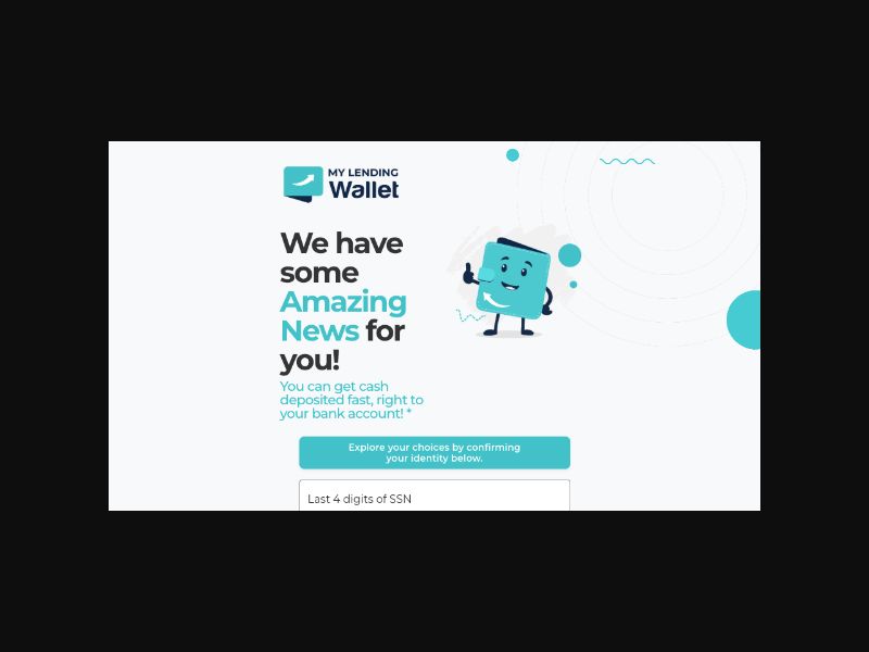 MyLending Wallet - Loans up to $5k+ - RevShare (US)