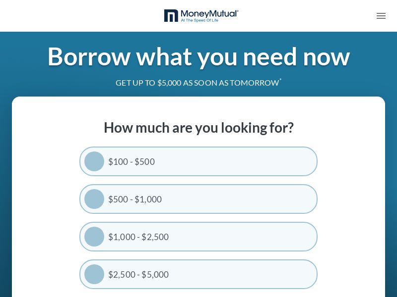 MoneyMutual - US - Rev-share - 8AM-8PM EST