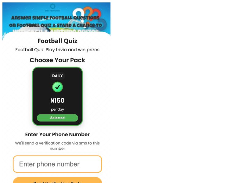 Football Quiz MTN