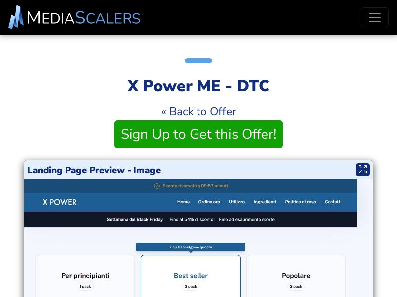X Power ME - DTC (Event Tracking) [IT]