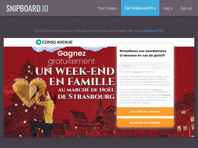 Conso Avenue - Marché de Noel FR - SOI *PREFILL*