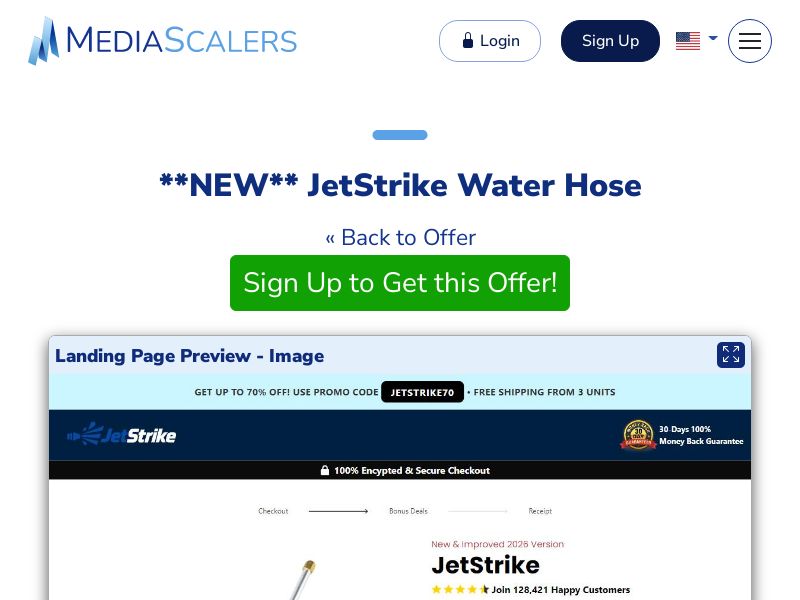 JetStrike Water Hose {+DTC, Alt-Landers} (Event Tracking) [UK]