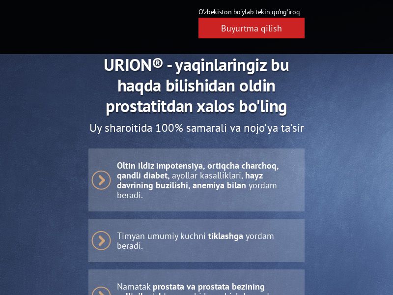 Urion FREE UZ - prostatitis