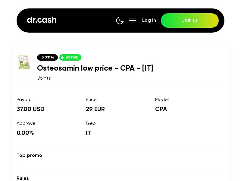 Osteosamin low price