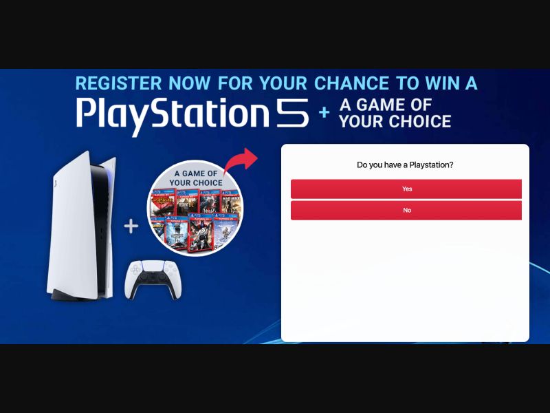 AU - Quiztionnaire - Playstation 5 - (CPL)