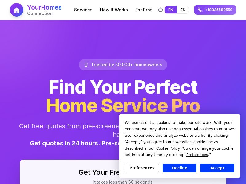 YourHomesConnection.com - CA,US - (Proof Needed)