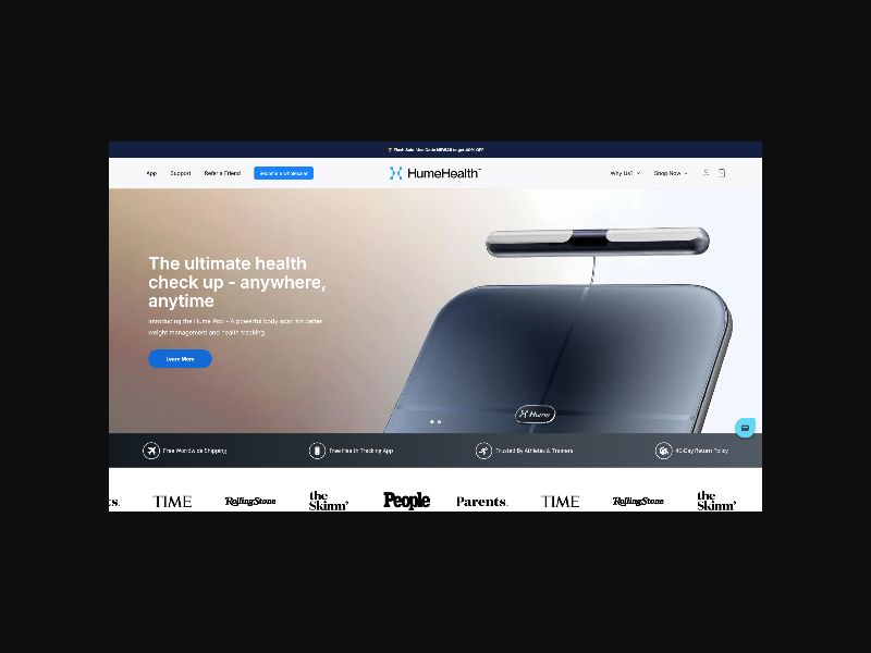 Hume Health - Metabolic Health Tracker - CPS (US,CA,UK + more)