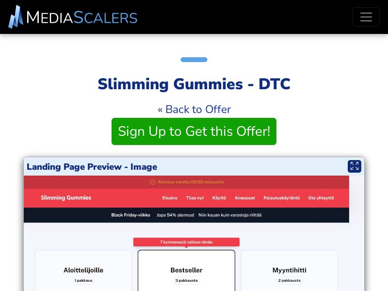 Slimming Gummies - DTC (Event Tracking) [FI]