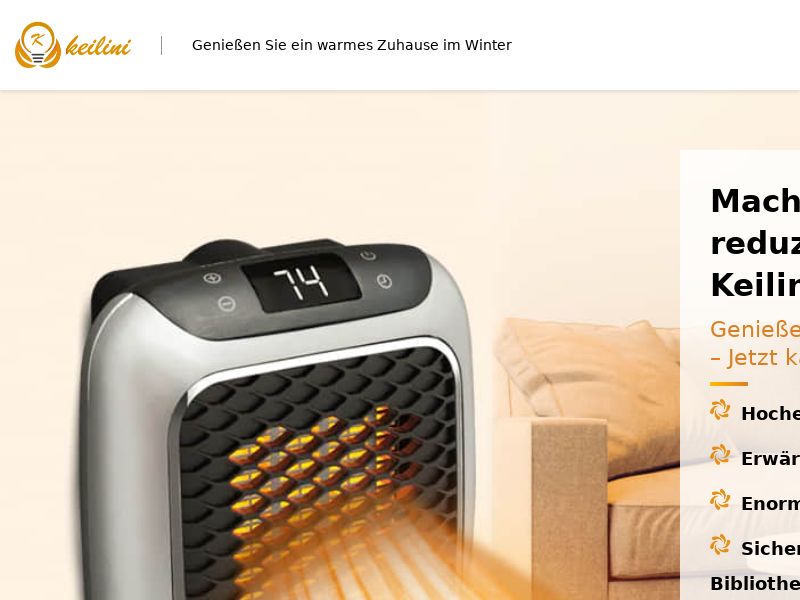 ! NEW OFFER - Keilini Portable Heater [DE] (Social,Banner,Native,Push,SEO,Search,Brand Bidding) - CPA