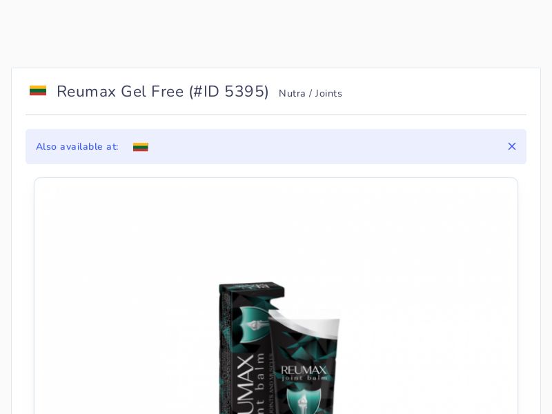 Reumax Gel Free