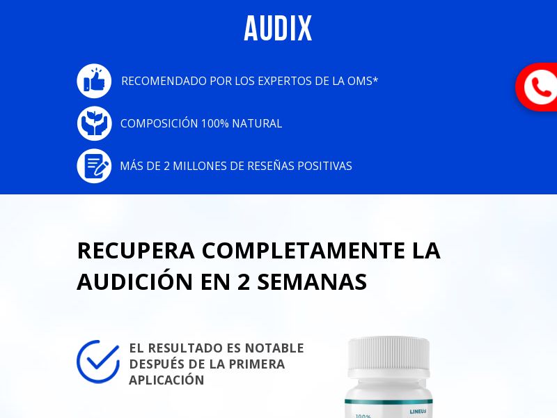 Audix [All Regions Delivery] MX - HEARING HEALTH HOLD