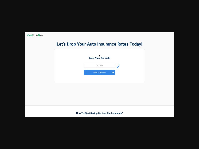RapidQuoteSaver - Auto Insurance - RevShare (US)