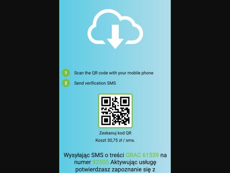32701 - PL - [MOB] - Verify Download - ONE OFF - SMS