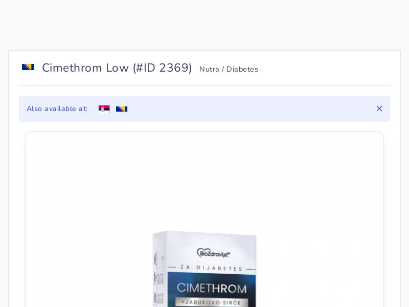 Cimethrom Low