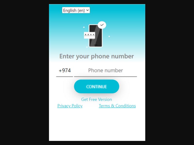 [MOB] Enter your phone /QA [Ooredoo] PIN