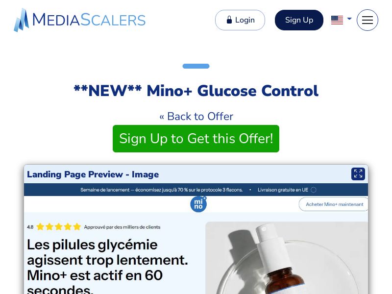 Mino+ Glucose Control {+Alt-Landers, DTC} [FR]