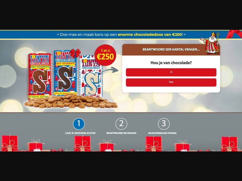 NL - Quiztionnaire - Tonys Chocolonely (Sinterklaas) - (CPL)