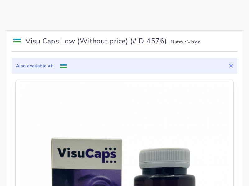 Visu Caps Low (Without price)