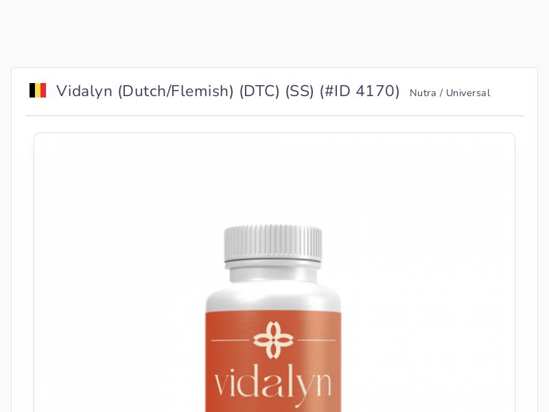 Vidalyn (Dutch/Flemish) (DTC) (SS)