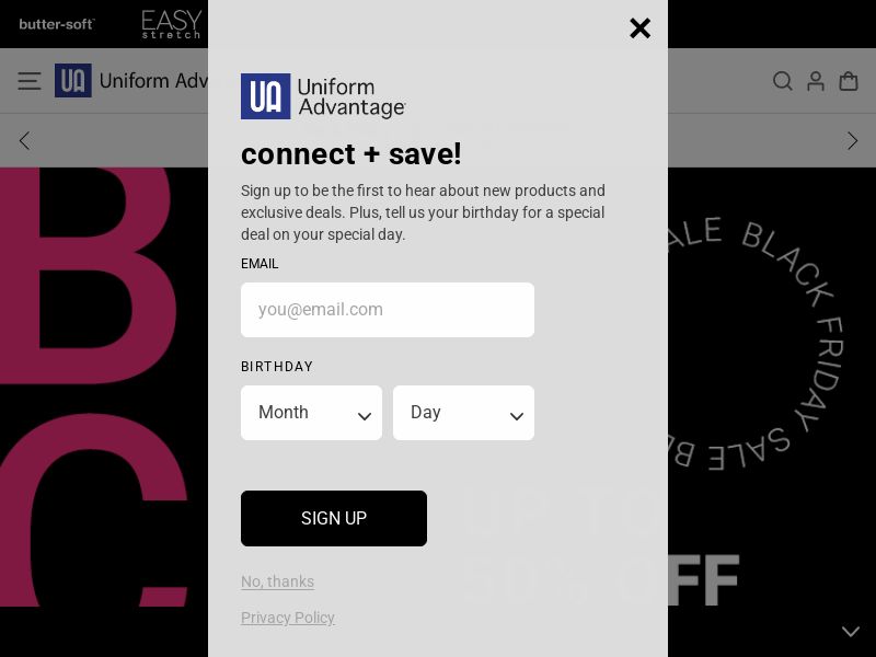 Uniform Advantage_US, CA, UK, DE, FR, AU, NZ, MX, SA