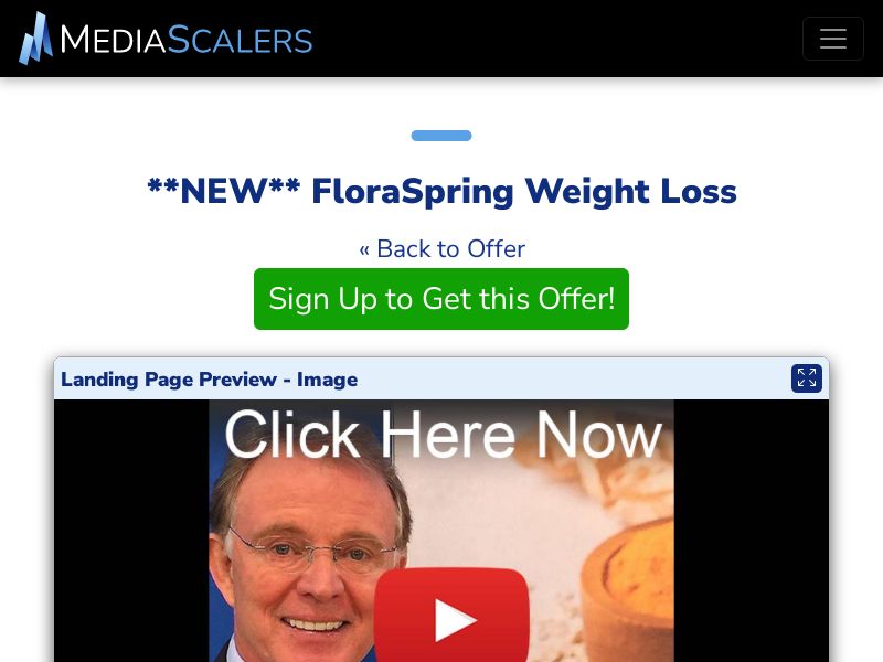 FloraSpring Weight Loss {+DTC, VSL, Alt-Landers} [US, DE, CA, AU, UK, FR, NZ, +137 More]